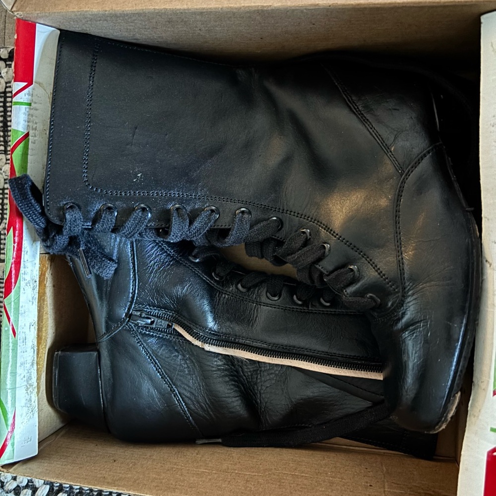 Black Folkorico Boots for kids